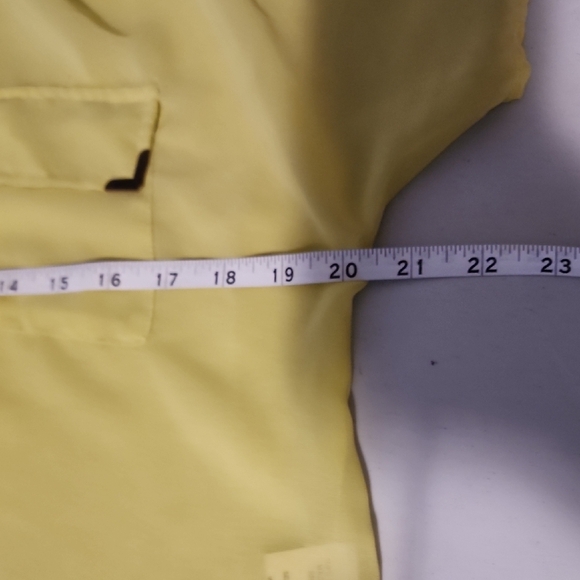 Live 4 Truth Yellow Cuffed Sleeve Polo Blouse - Picture 5 of 8
